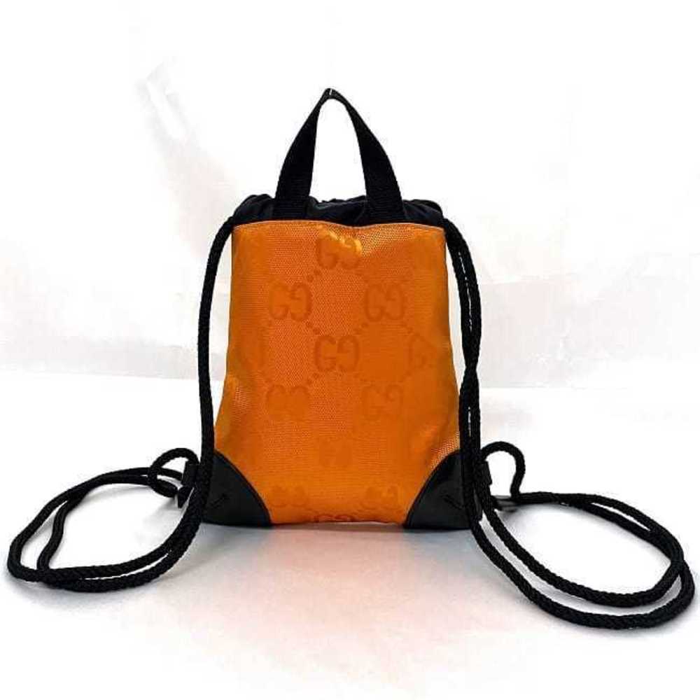 Gucci Mini Backpack Canvas Orange - image 3